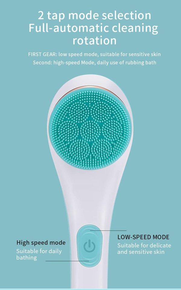 "Cnaier Electric Body Scrub Brush Set: Rechargeable 4-in-1 (Random Color)"
