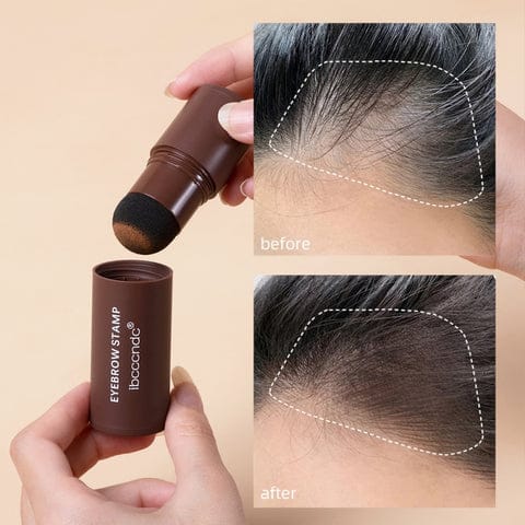 "Hairline Powder Stick: Waterproof Brow Makeup Tool"