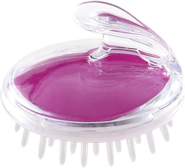 "Klick Buy Hair Scalp Massager Shampoo Brush: Soft Silicone Bristles (Random Color)"