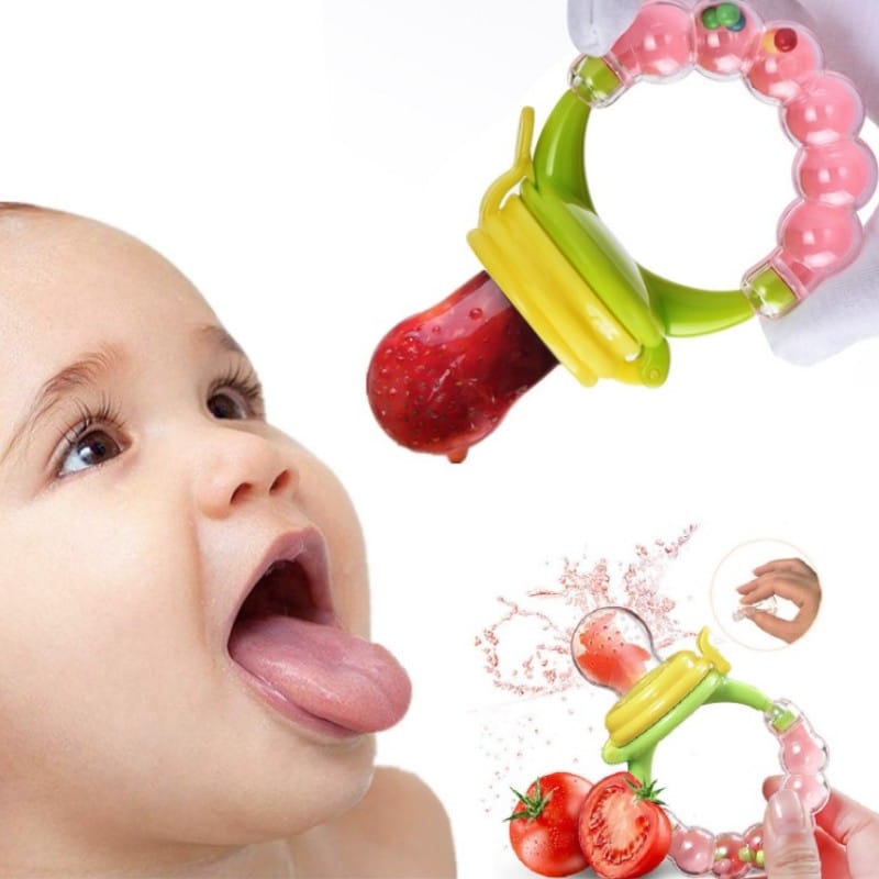 "Baby Solid Fruit Pacifier: Fresh Feeder & Teether (Random Color)"