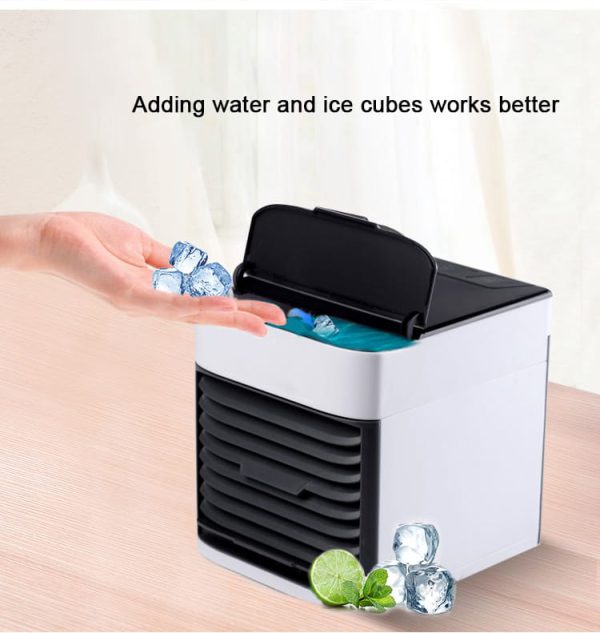 "Mini Multifunction USB Air Conditioning Cooling Fan: Household Portable Air Conditioner with Humidifier"