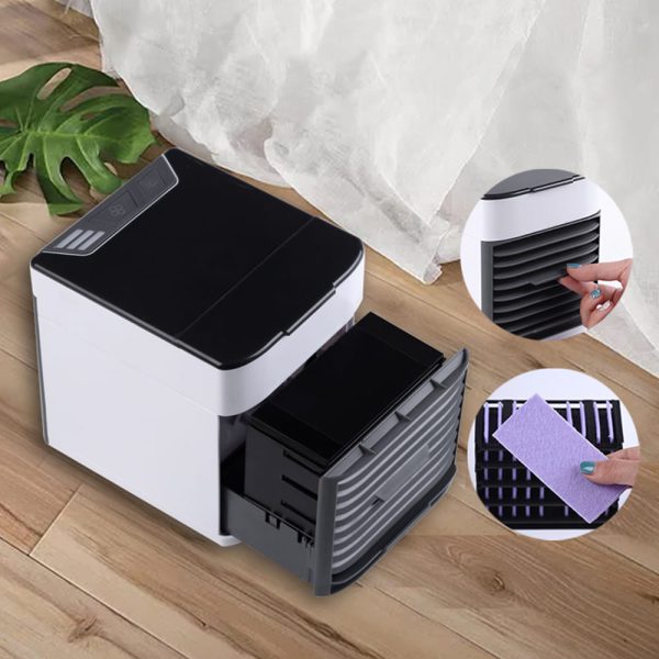 "Mini Multifunction USB Air Conditioning Cooling Fan: Household Portable Air Conditioner with Humidifier"