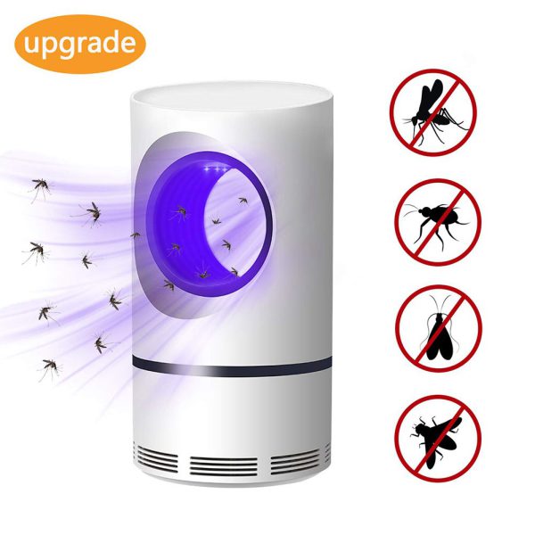 "Electric Mosquito Killer Lamp: USB LED Trap Repellent with Shocker"
